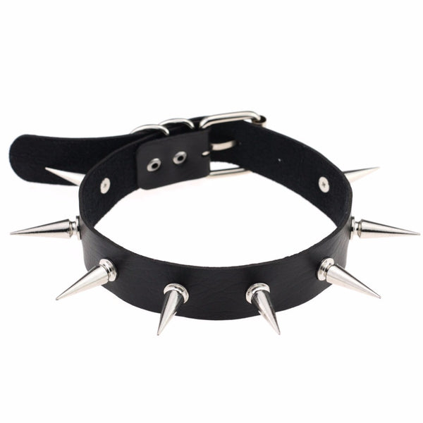 Black Spike Collar
