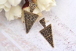 Classy Pyramid Earrings
