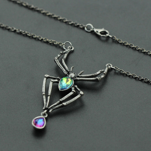 Spider Crystal Necklaces