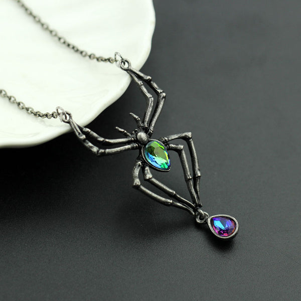 Spider Crystal Necklaces