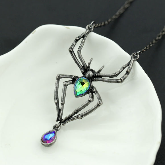 Spider Crystal Necklaces