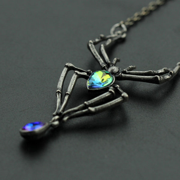 Spider Crystal Necklaces