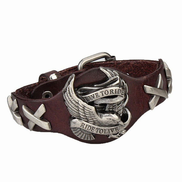 Cool Punk Harley Rider Bracelet
