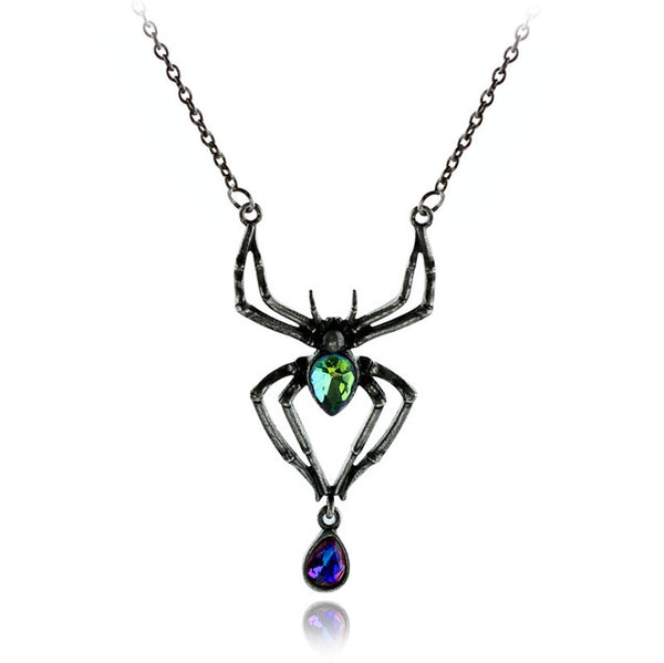 Spider Crystal Necklaces