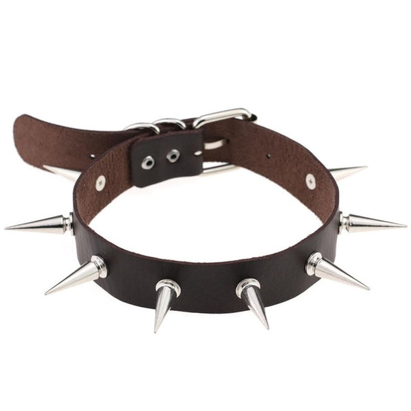 Black Spike Collar