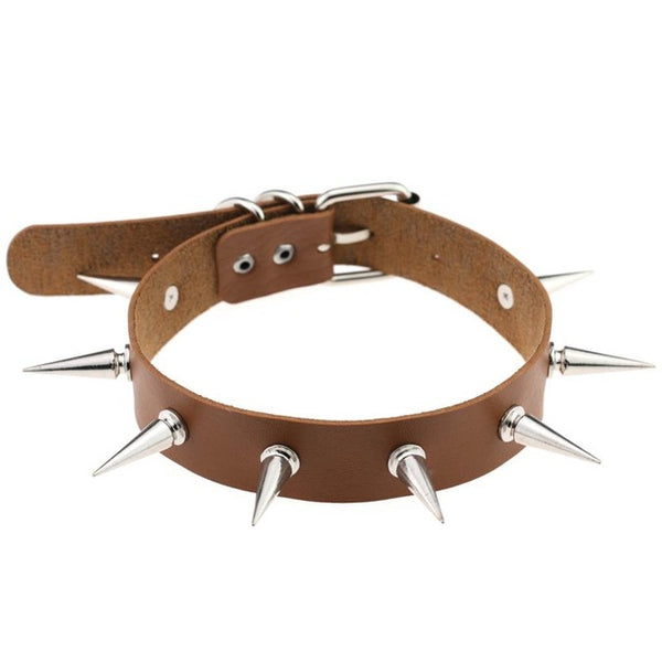 Black Spike Collar