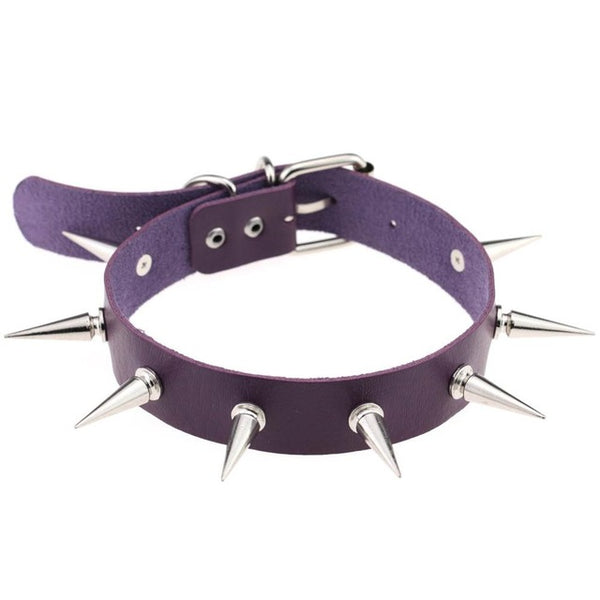 Black Spike Collar