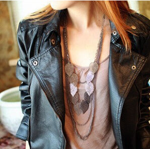 Classy Leaf Necklace
